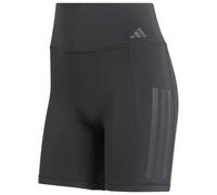adidas Women's Optime Workout 3-Stripes Short Leggings, black, XL 5 inch