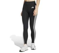 adidas Women's Optime Essentials 3-Stripes 7/8 Leggings - Black/White - Size: Large