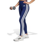 adidas Women's Optime Essentials 3-Stripes 7/8 Leggings - Dark Blue/White - Size: XS