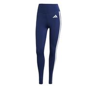 adidas Women's Optime Essentials 3 Stripes 7/8 Leggings, dark blue/white, XL