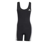 adidas Women's Optime Essentials Onesie 3-Stripes, black/white, L