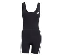 adidas Women's Optime Essentials Onesie 3-Stripes, black/white, XL