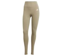 adidas Women's Optime Essentials Stash Pocket Full Length Leggings, silver pebble, L