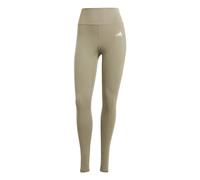 adidas Women's Optime Essentials Stash Pocket Full Length Leggings, silver pebble, S