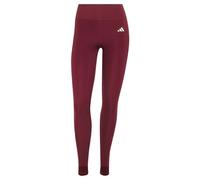 adidas Women's Optime Essentials Stash Pocket Full Length Leggings Tights, maroon, S