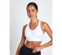 adidas Women's Optime Essentials Workout High Support Sports Bra - White - Size: M-CD
