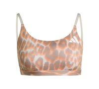 adidas Women's Optime Essentials Workout Leopard 7/8 Leggings, Wonder Alumina/Chalky Brown, M