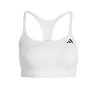 adidas Women's Optime Essentials Workout Light Support Bra, White, M