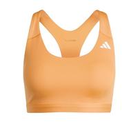 Adidas Optime Essentials Workout Medium Impact Sports Bra Orange S Woman