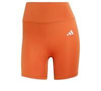 adidas Women's Optime Essentials Workout Short Leggings, fox orange, XS