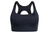 adidas Women's Optime Workout 3-Stripes Medium Support Bra (Plus Size), Black, XXL Plus