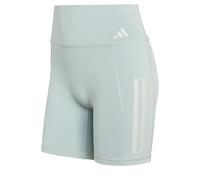 adidas Women's Optime Workout 3-Stripes Short Leggings, Wonder Sage, S 6 inch