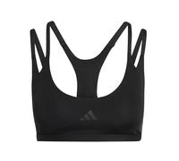 adidas Women's Optime Workout Strappy Light Support Bra, Black, L