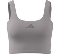 adidas Women's Optime Workout Twist Light Support Bra Tank, ice Purple, XL