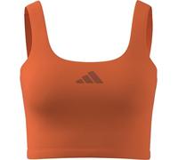 Adidas Power Low Support Sports Top Orange S Women