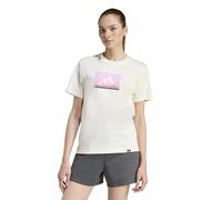 adidas Women's Outdoor Adventure Graphic Tshirt, Off White, XL