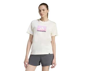 adidas Women's Outdoor Adventure Graphic Tshirt, Off White, XL
