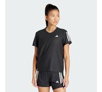 adidas Women's Own The Run Base Tee, Black/Reflective, XXS