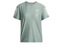 adidas Own The Run Womens Running Top Green Short Sleeve Reflective T-Shirt