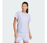 adidas Own The Run Womens Running Top Purple Short Sleeve Reflective T-Shirt