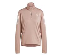 adidas Women's Own the Run Half-Zip Jacket, warm clay, M