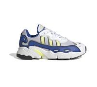 adidas Womens Ozweego Og Lace Up Sneakers Shoes Casual - White, Cloud White/Pulse Yellow/Royal Blue, 6.5 UK