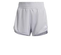adidas Women's Pacer Essentials Knit High-Rise Shorts, Glory Grey, XXS 3 inch