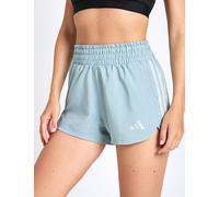 adidas Women's Pacer Workout Woven High Rise Shorts - Wonder Sage/Black - XS - Green