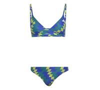 adidas Women's Padded Football-Inspired 2-Way Strap Triangle Bikini Set Bikini Set