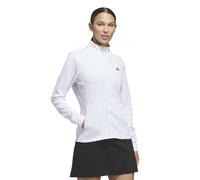 adidas Women's Performance Texture Full Zip Coat, white, L