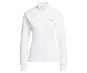 adidas Women's Performance Texture Full Zip Coat, white, M