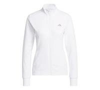 adidas Women's Performance Texture Full Zip Coat, white, S