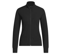 Adidas Womens Performance Textured Full Zip Jacket - Black - L - Black - 91% Recycled Polyester/9% Elastane