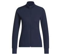 Adidas Womens Performance Textured Full Zip Jacket - Collegiate Navy - S - Collegiate Navy - 91% Recycled Polyester/9% Elastane