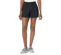 adidas Women's Pintuck Five Pull-On Golf Short, Black, M