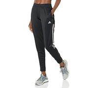adidas Women's Plus Size Tiro Track Pants, Black/Clear Pink, 2X