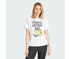 adidas Women's Positivity Graphic TEE, White, S