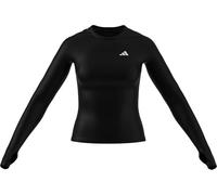 adidas Women's Power Essentials Workout Contour Long Sleeve, Black, XXS