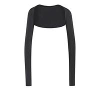 Adidas Power Essentials Workout Contour Shrug Sports Top Black M Woman