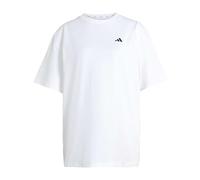 adidas Women's Power Essentials Workout Oversized T-Shirt, White, S