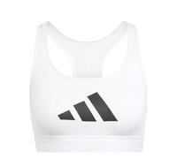 adidas Women's Powerreact Graphic Bra, White, XS