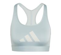 adidas Women's Powerreact Graphic Sports Bra - Wonder Sage - Green - Size: Small