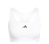 adidas Women's PowerReact Training Bra, White, L