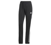 adidas Women's Primegreen Essentials Warm-Up Slim Tapered 3-Stripes Track Pants, Black, XS