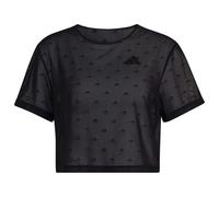 adidas - Women's Primelift Essentials Workout Boxy Mesh - Sport shirt size XL, black/grey