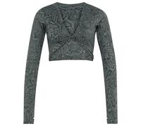 adidas - Women's Primelift WO Snake Twist Reversible L/S - Longsleeve size XL, grey