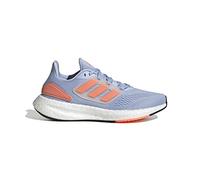 ADIDAS Women's Pureboost 22 Shoes Non Football, Blue Dawn/Coral Fusion/Wonder Quartz, 3 UK