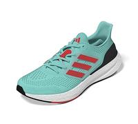 adidas Women's Pureboost 23 W Shoes-Low (Non Football), Flash Aqua Bright Red Crystal White, 10 UK