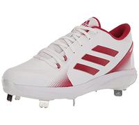 adidas Women's Purehustle 2 Baseball Shoe, White/Team Power Red/Solar Red, 7