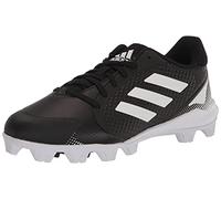 Adidas Women's Purehustle 2 MD Baseball Shoe, Black/White/White, 7